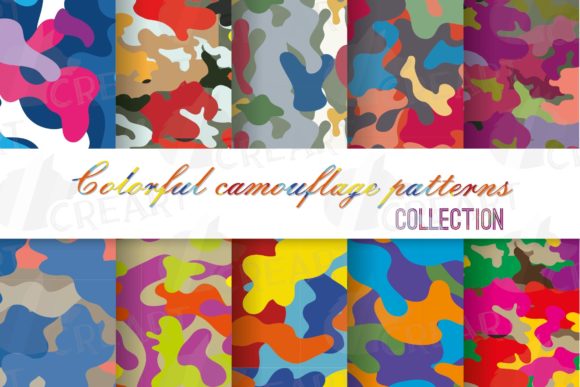 Army Wife Colourful Camouflage Patterns Defined