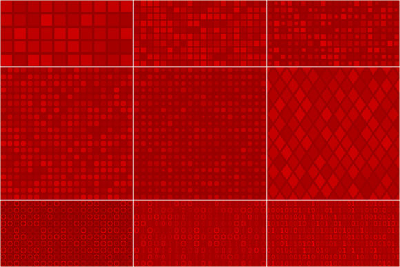 Exploring the World of Abstract Seamless Patterns in Red Colors