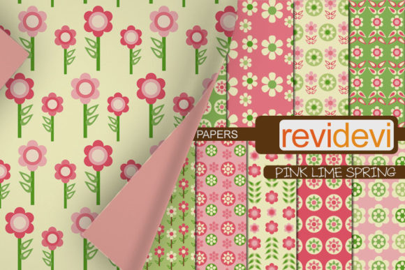 Fresh Ways to Use Pink Lime Spring Patterns