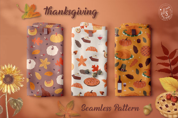 Harvesting Harmony: The Art of Thanksgiving Seamless Patterns