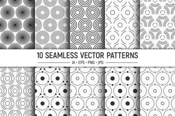 How 10 Seamless Circles Vector Patterns Elevate Modern Visual Design