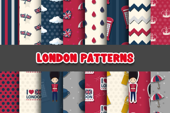 London Digital Papers Patterns: Creative Possibilities for Modern Makers
