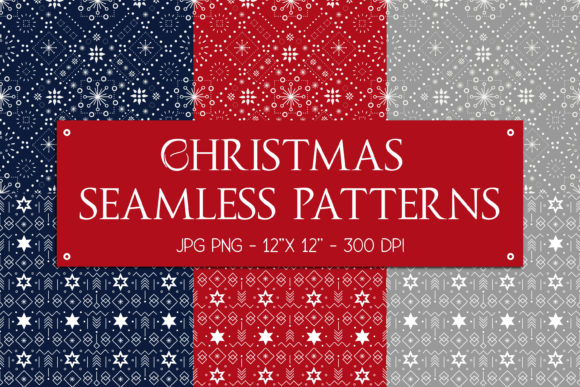 Ornamental Christmas Seamless Patterns for Modern Creators