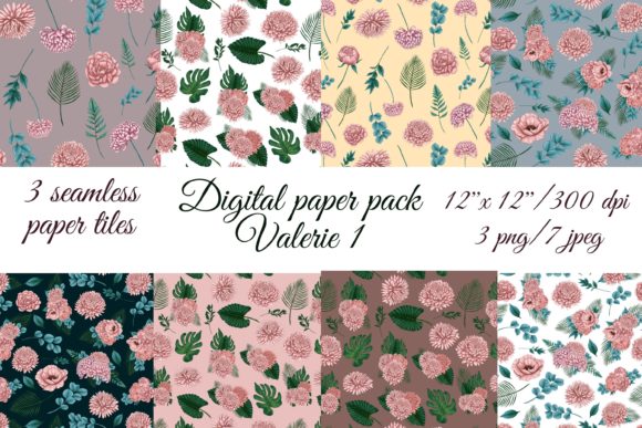 Pink Flower Seamless Patterns: A Versatile Tool for Digital Creation