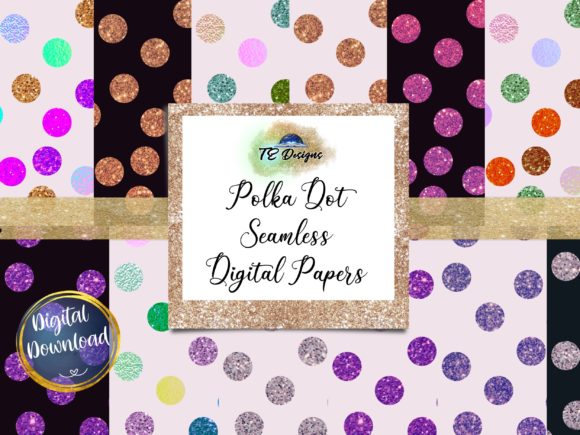Seamless Polka Dot Design Patterns