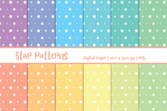Star Patterns Digital Paper: A Flexible Design Foundation