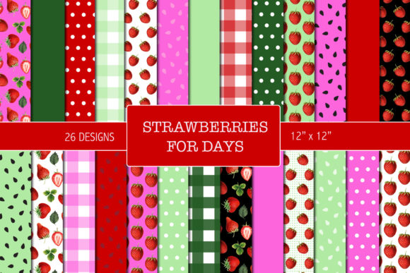 Summer Strawberry Patterns: A Design System for Consistent Branding