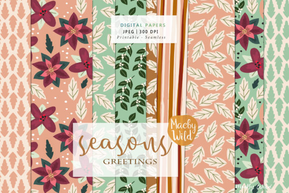 The Art and Practicality of Seasons Greetings Christmas Patterns