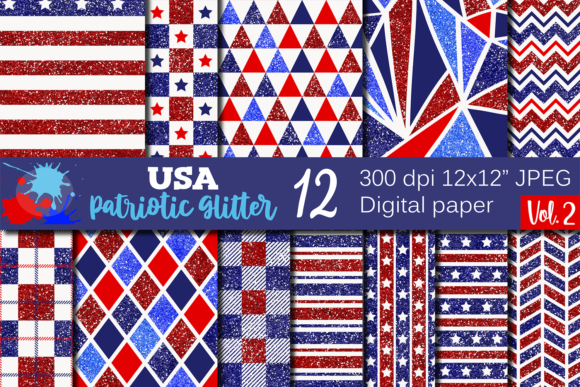 The Artistic Spark: Understanding 4th of July Patriotic Glitter Patterns
