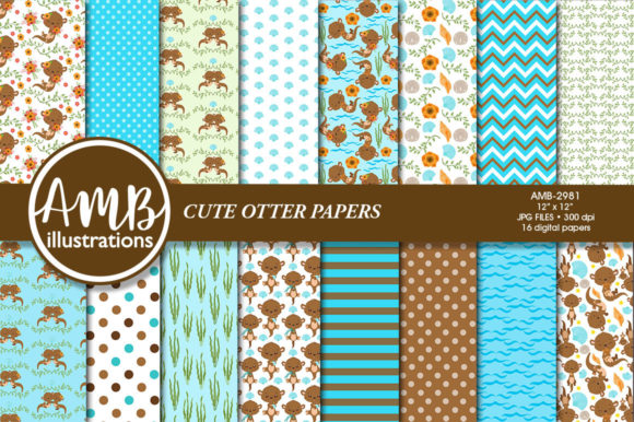 The Joyful Geometry of Nature: Exploring Cute Little Otters Patterns