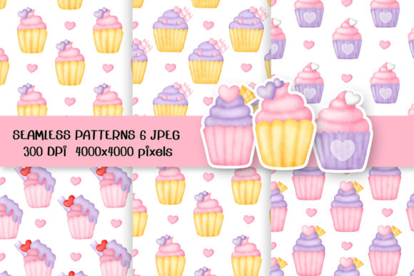 The Strategic Role of Watercolor Cupcake Seamless Patterns Set in Modern Creative Work