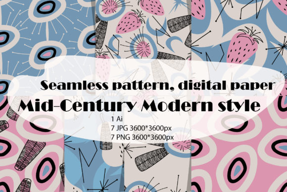 The Strategic Value of Vintage Retro Patterns Digital Paper PNG in Modern Creative Work