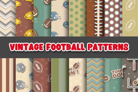 The Texture of Football History: Digital Papers & Patterns