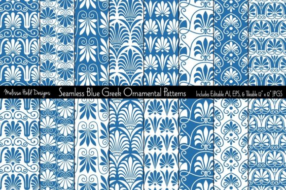 The Timeless Allure of Blue and White Greek Patterns