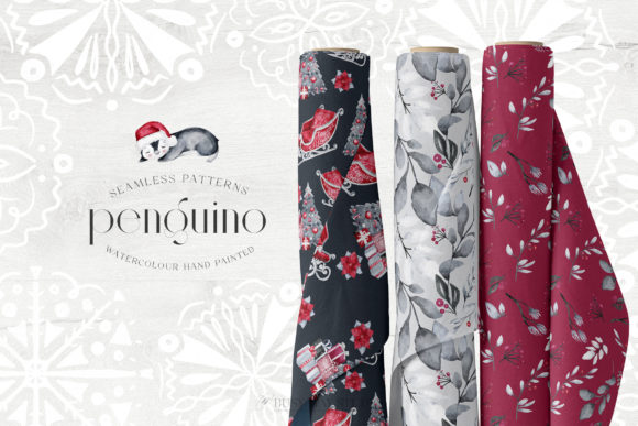 The Utility and Appeal of Christmas Penguins Seamless Patterns PNG
