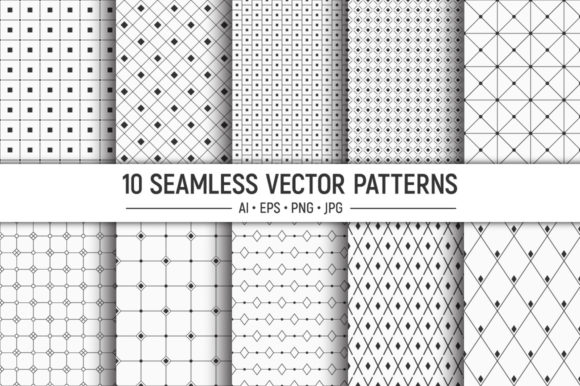 Understanding 10 Seamless Geometric Vector Patterns: A Detailed Fit and Comparison Guide