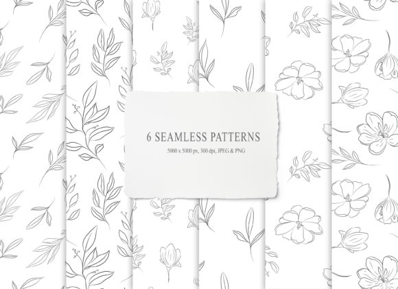Unlocking Creative Potential with Floral Fine Line Seamless Patterns