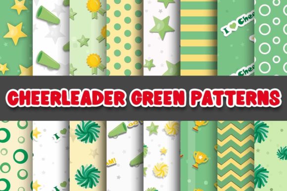What Makes Cheerleader Green Digital Patterns Paper a Fresh Choice for Creative Projects