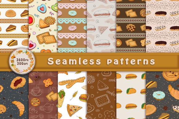 What Makes Seamless Patterns with Pastries So Irresistible in Digital Design