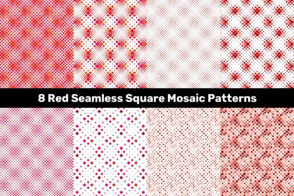Why 8 Red Seamless Square Mosaic Patterns Deserve a Place in Your Visual Strategy