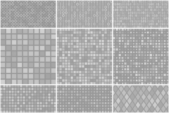 Why Abstract Seamless Patterns in Gray Work So Well