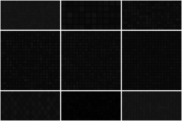 Working With Abstract Seamless Patterns in Dark Black for Modern Design Projects